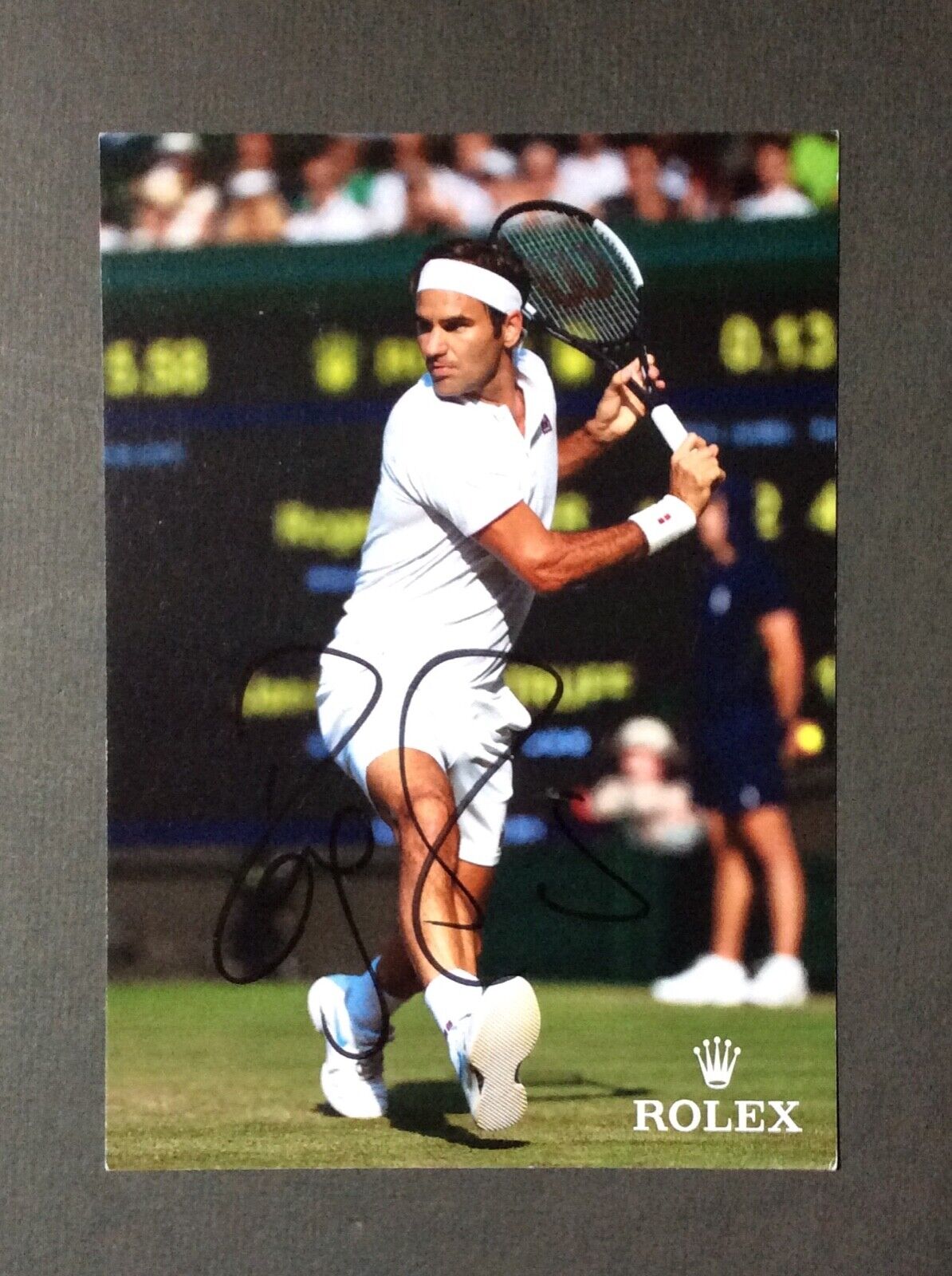 Signed Tennis Collections Photos 8-10 Michael Chang Roger Federer  Coa