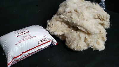 1 Lb. 100% Natural Fiber Wool Washed Stuffing Spinning Lanolin Soft Sheep