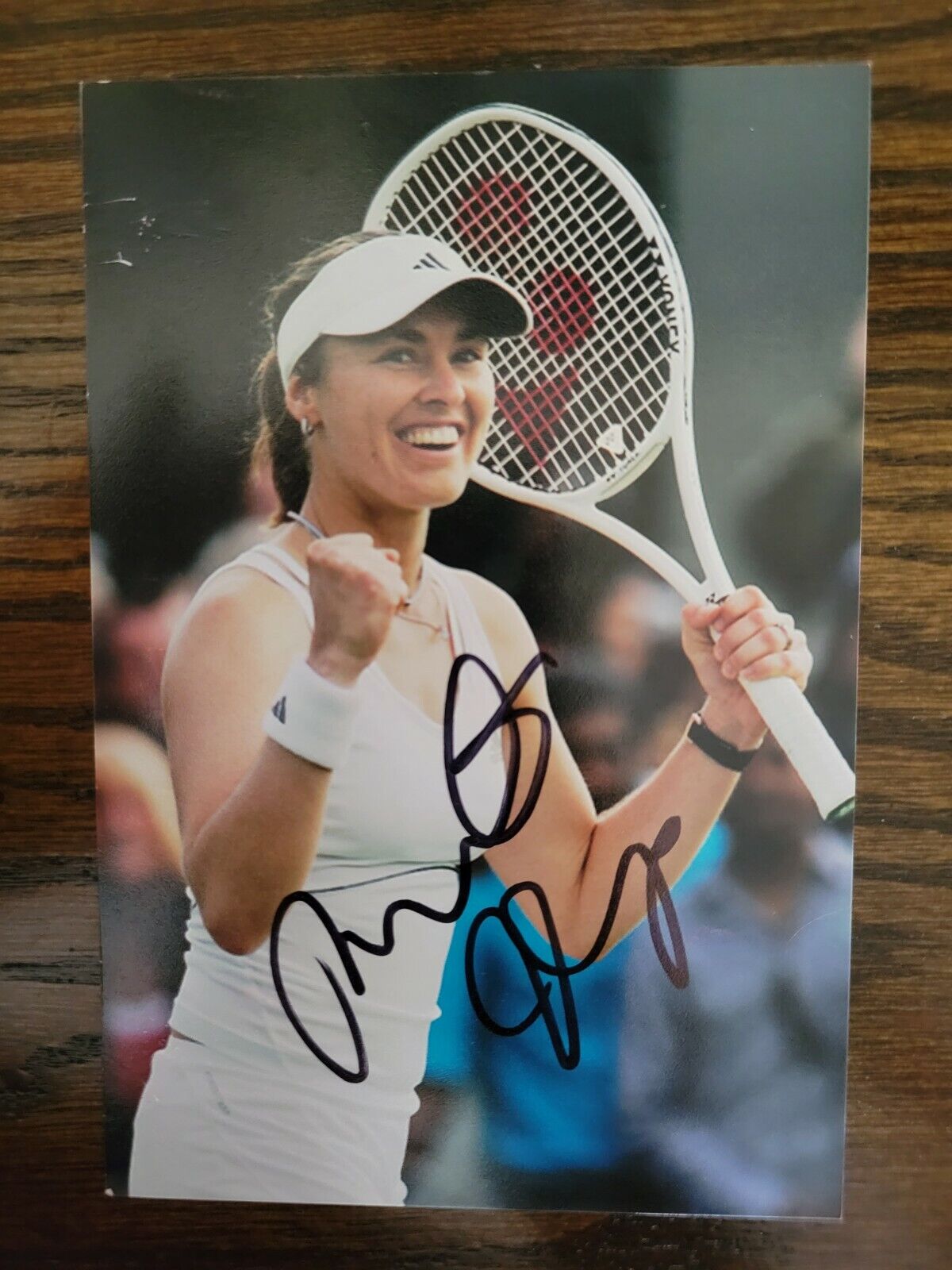 Martina Hingis Signed Us Open Picture