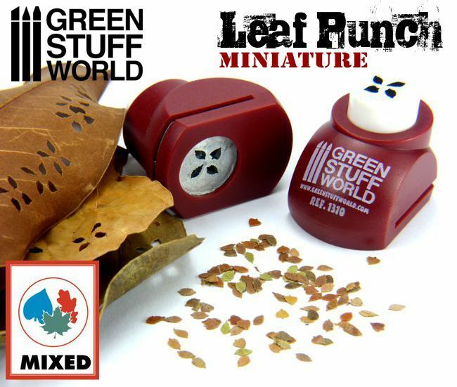 Miniature Leaf Punch - Red - Leave Maker Tool For Dioramas Warhammer Leaf Maker